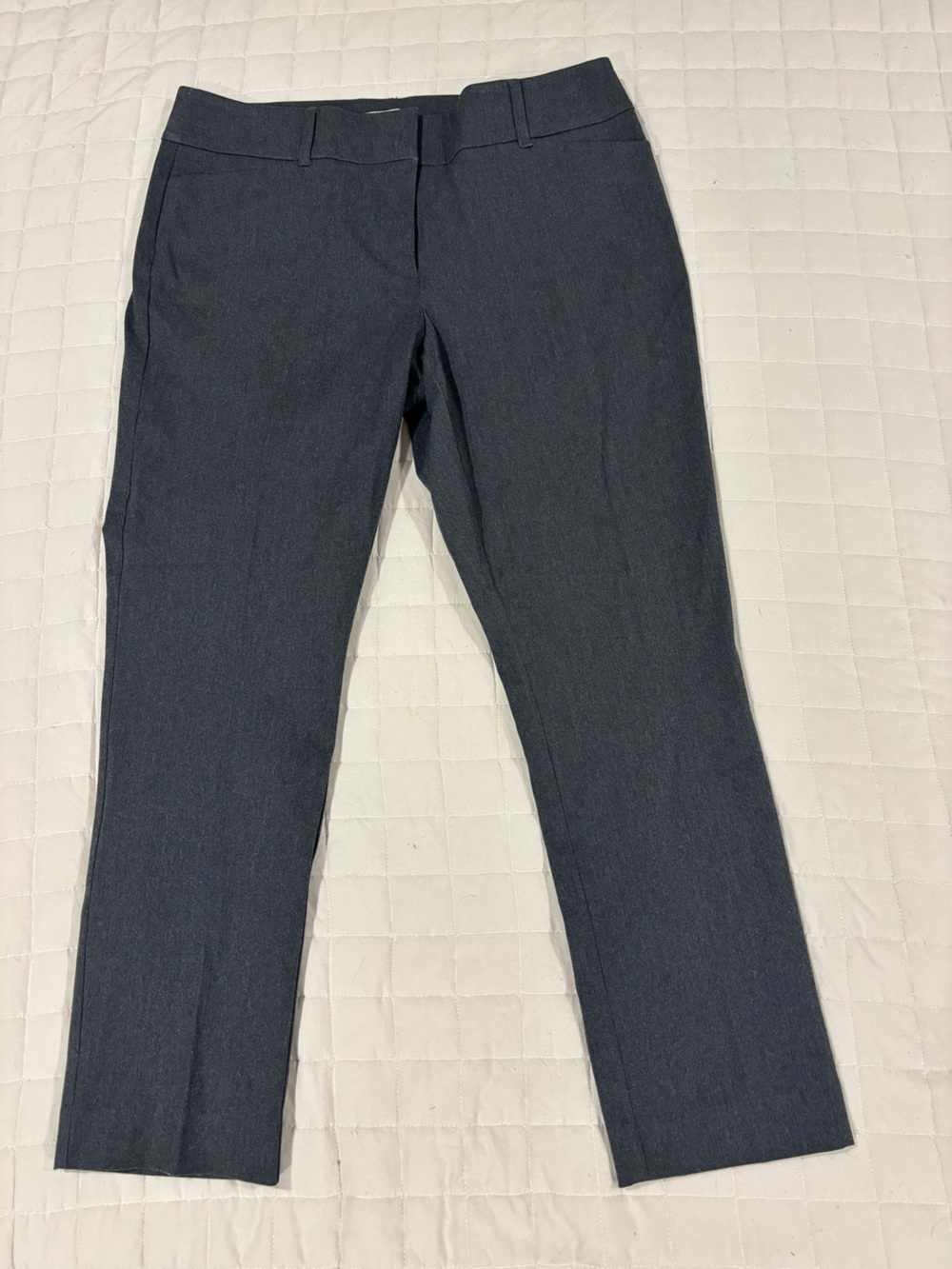 NWT Loft Curvy Skinny Ankle Pants Trouser Charcoal Gray Women’s 12 Career Office